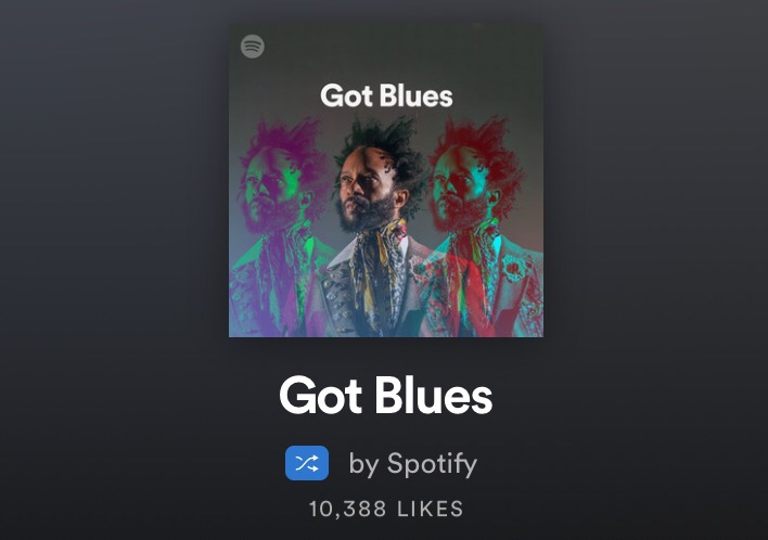 Got Blues Spotify Playlist included Eliza Neals